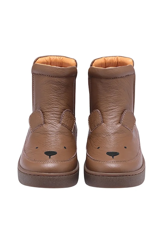 Dětské kožené zimní boty Donsje Thuru Classic Boots Bear 2023802.22.28 hnědá AW25