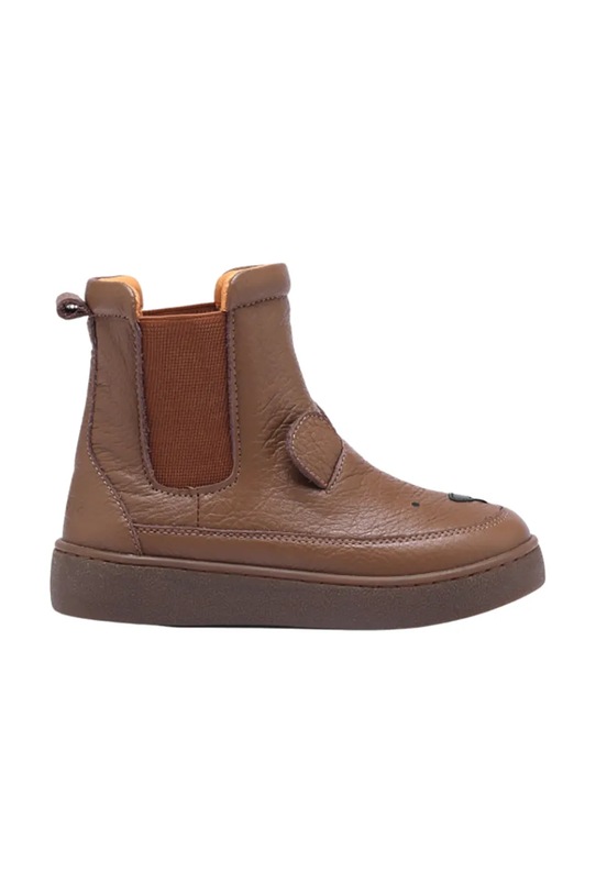 Donsje buty zimowe skórzane dziecięce Thuru Classic Boots Bear brązowy 2023802.22.28
