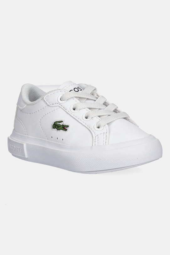 Lacoste sneakersy dziecięce niska biały 41SUI0014