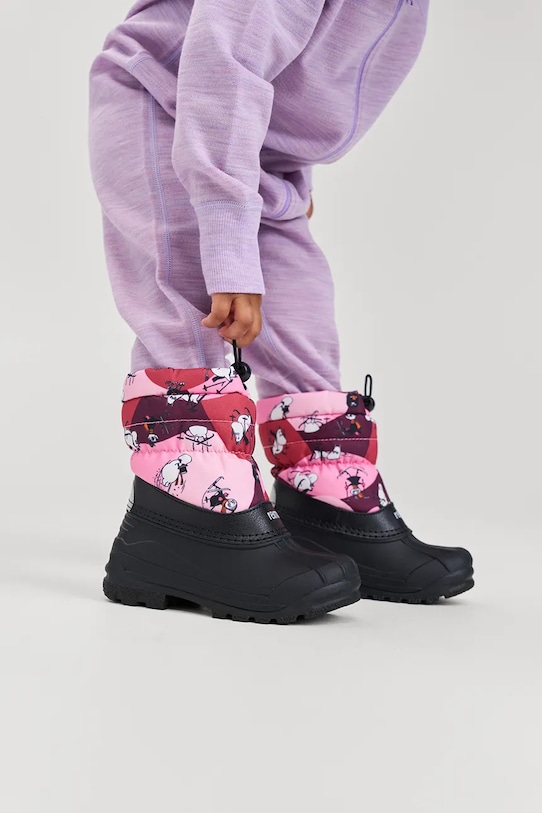 Reima obuwie zimowe Moomin Nefar syntetyczny różowy 5400024M.9BYA