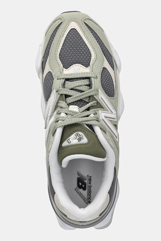 New Balance sneakersy dziecięce 9060 zielony GC9060CD