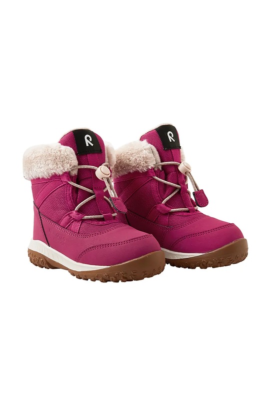 Reima buty zimowe dziecięce Samooja imitacja skóry licowej różowy 5400035A.9BYA