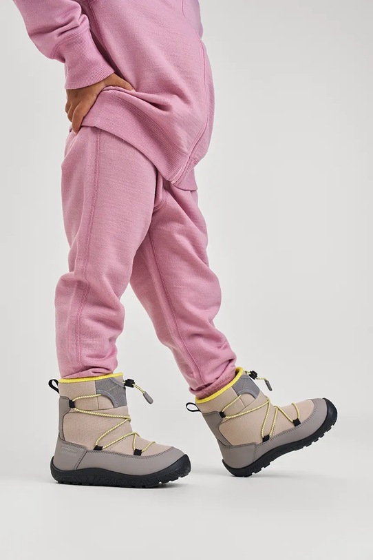 Reima buty zimowe dziecięce Ensilumi Kids imitacja skóry licowej beżowy 5400163A.9BYA