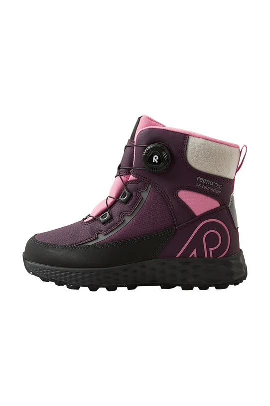 Chłopiec Reima buty zimowe dziecięce Hallava Quicklock 5400164A.9BYA fioletowy