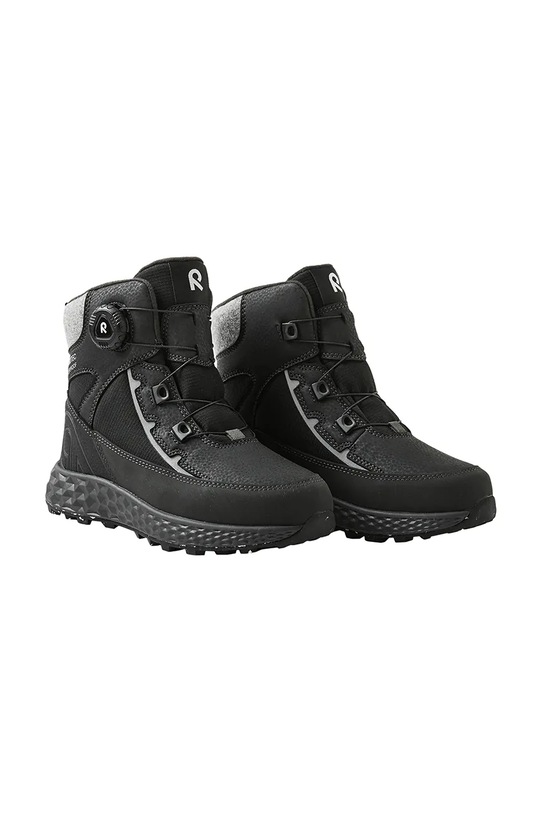 Reima buty zimowe dziecięce Hallava Quicklock imitacja skóry licowej czarny 5400164A.9BYA