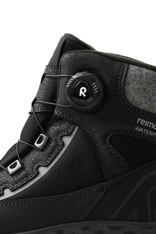 Chłopiec Reima buty zimowe dziecięce Hallava Quicklock 5400164A.9BYA czarny