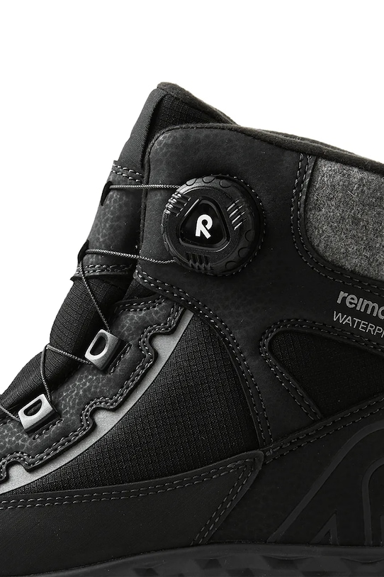 Băieți Reima cizme de iarnă pentru copii Hallava Quicklock 5400164A.9BYA negru