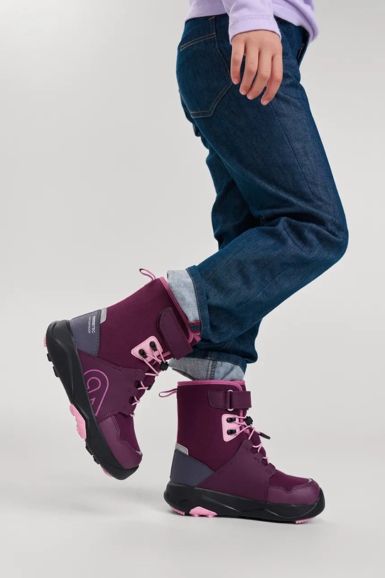Reima buty zimowe dziecięce Talves syntetyczny fioletowy 5400166A.9BYA
