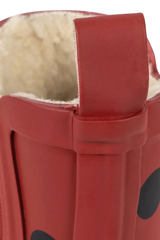 Konges Sløjd kalosze dziecięce CINELLE RAIN BOOT KS103454.9BYA czerwony