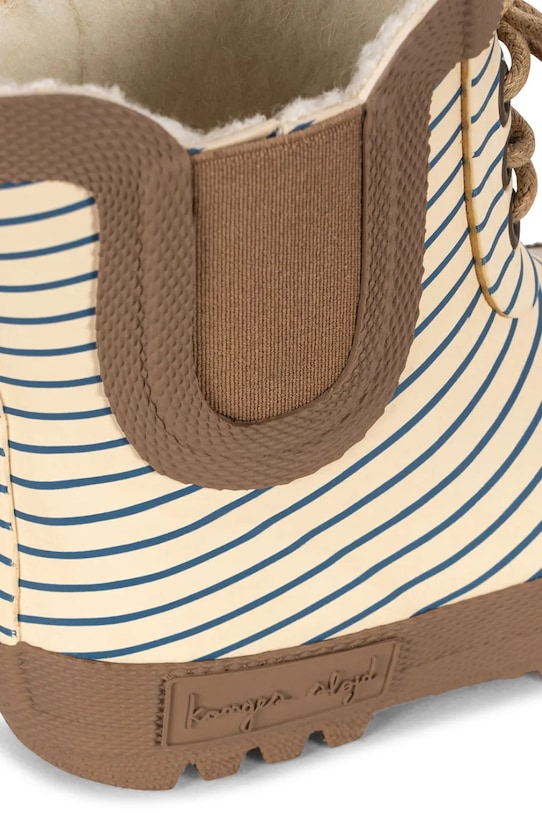 Dječaci Dječje gumene čizme Konges Sløjd THERMO BOOTS PRINT KS103543.9BYA bež