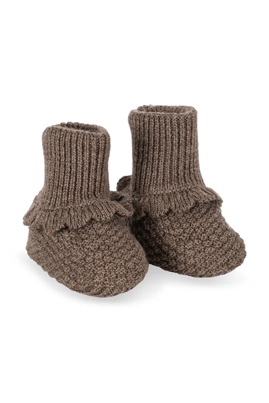 Βρεφικά παπούτσια Konges Sløjd FRUITY BOOTIES ελαφρώς μονωμένα πράσινο KS103467.9BYA