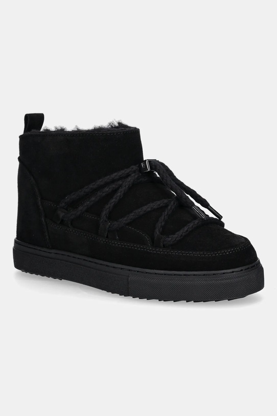 Inuikii śniegowce zamszowe dziecięce CLASSIC LOW brak zapięcia czarny 3001.001.0021