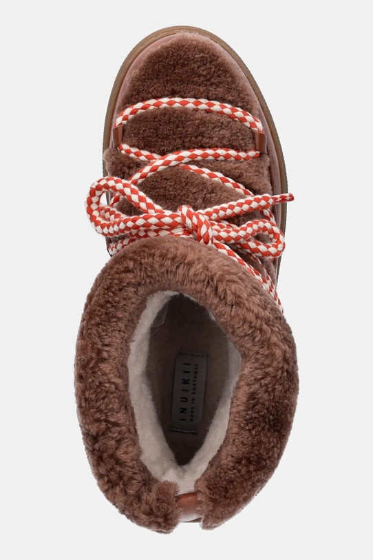 Παιδικές μπότες χιονιού Inuikii CURLY καφέ 3001.003.0032