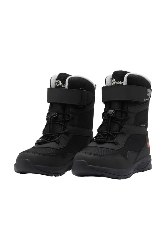 Chłopiec Jack Wolfskin obuwie zimowe POLAR BEAR-B TEXAPORE HIGH VC K A62145.26.32 czarny