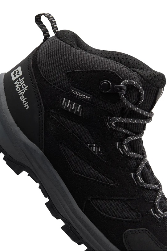 Dětské boty Jack Wolfskin VOJO TOUR TEXAPORE MID A64104.26.33 černá