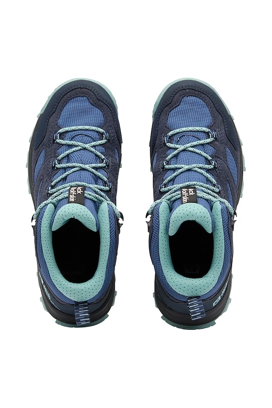 Dětské boty Jack Wolfskin VOJO TOUR TEXAPORE MID K námořnická modř A64104.34.40