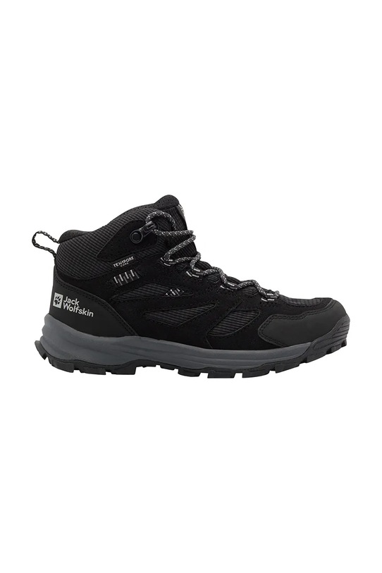Jack Wolfskin buty dziecięce VOJO TOUR TEXAPORE MID K tekstylny czarny A64104.34.40