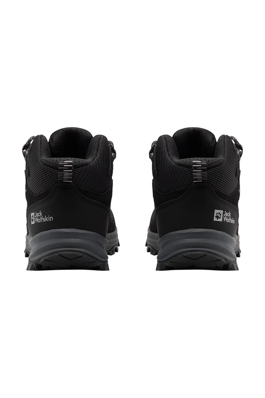 Chłopiec Jack Wolfskin buty dziecięce VOJO TOUR TEXAPORE MID K A64104.34.40 czarny