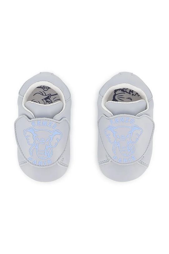 Kenzo Kids buty zimowe skórzane niemowlęce niebieski K61226