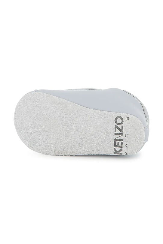 Kenzo Kids buty zimowe skórzane niemowlęce K61226 niebieski