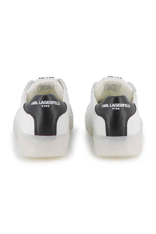 Chlapec Detské kožené tenisky Karl Lagerfeld Z30990.36.39 biela