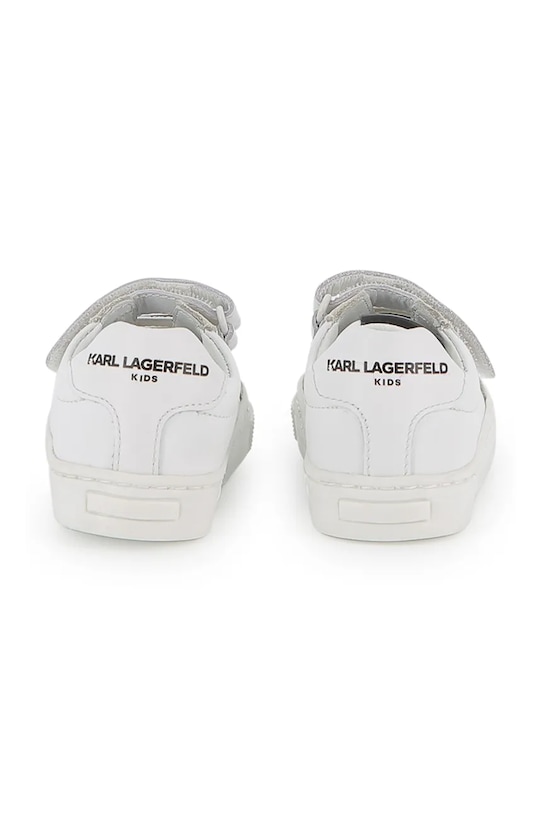 Chłopiec Karl Lagerfeld sneakersy skórzane dziecięce Z30991 biały