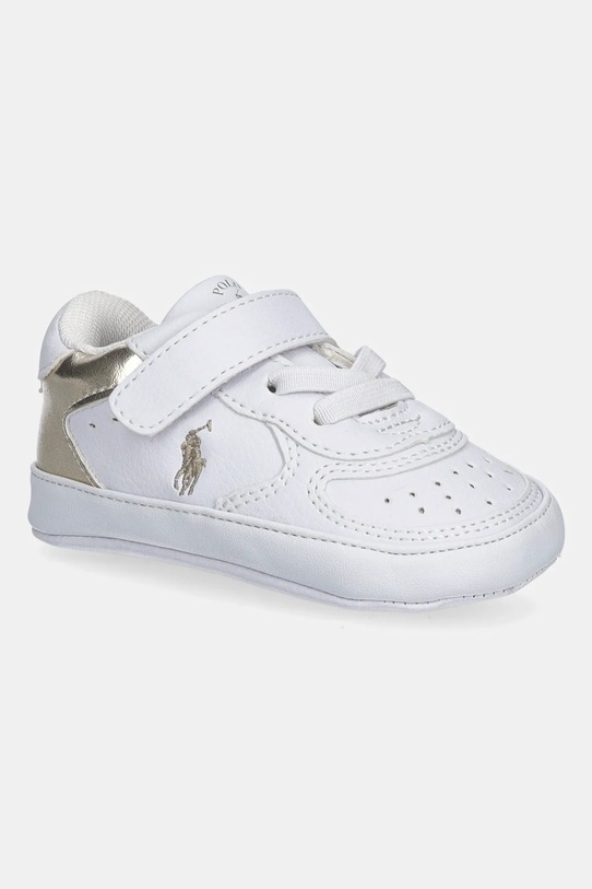 Polo Ralph Lauren buty niemowlęce MASTERS COURT PS LAYETTE imitacja skóry licowej biały RL03390102
