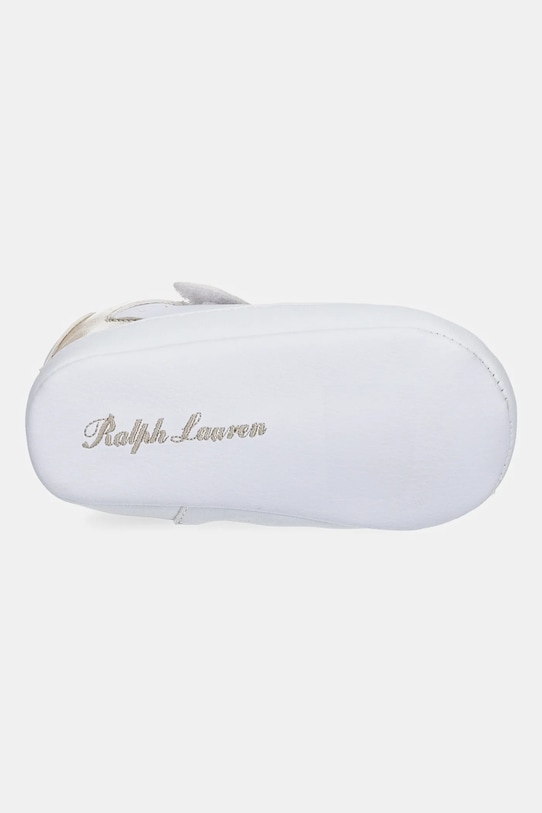 Topánky pre bábätká Polo Ralph Lauren MASTERS COURT PS LAYETTE RL03390102 biela