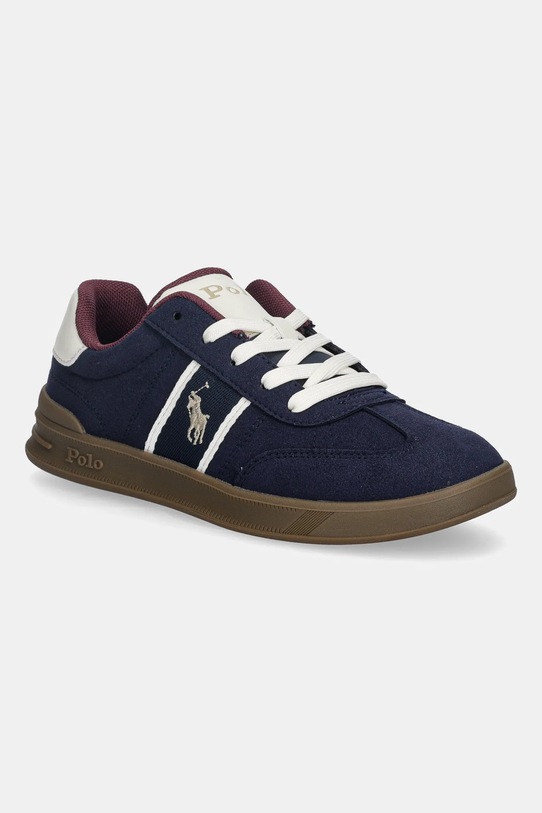 Παιδικά αθλητικά παπούτσια Polo Ralph Lauren HERITAGE COURT III T-TOE απομίμηση σουέτ σκούρο μπλε RL03353411