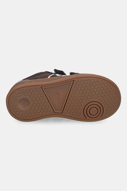 Detské tenisky Polo Ralph Lauren HERITAGE COURT III T-TOE EZ RL03358201 hnedá