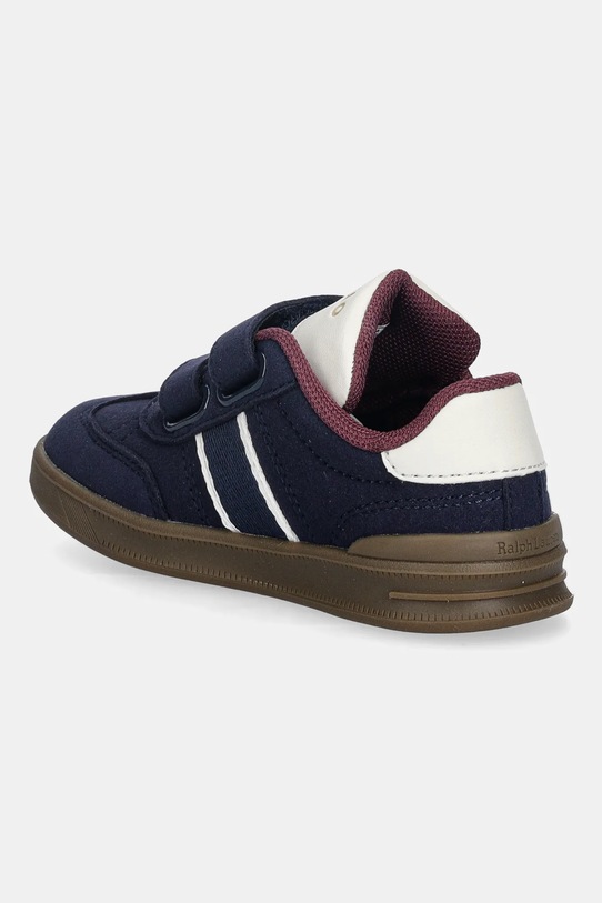 Chłopiec Polo Ralph Lauren sneakersy dziecięce HERITAGE COURT III T-TOE EZ RL03358411 granatowy