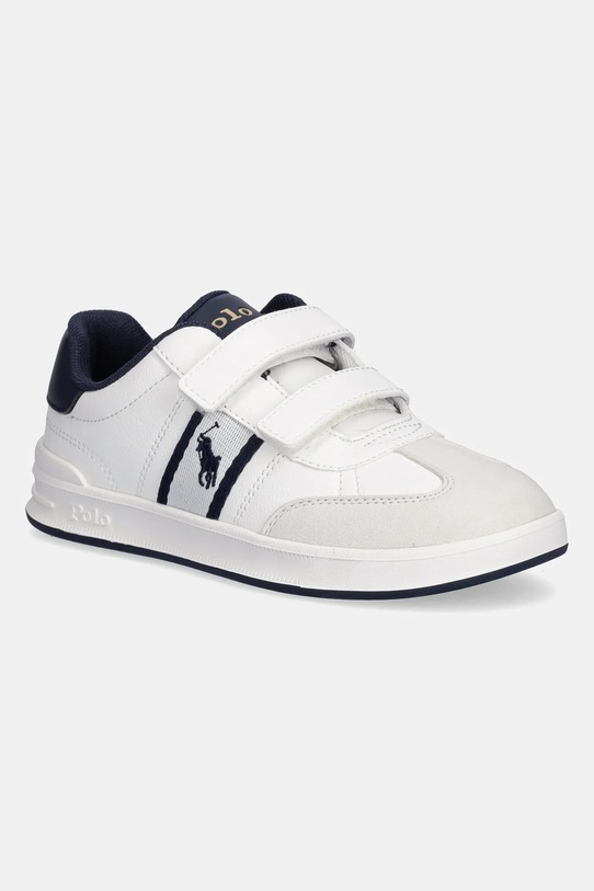 Polo Ralph Lauren sneakersy dziecięce HERITAGE COURT III T-TOE EZ imitacja skóry licowej biały RL03359102