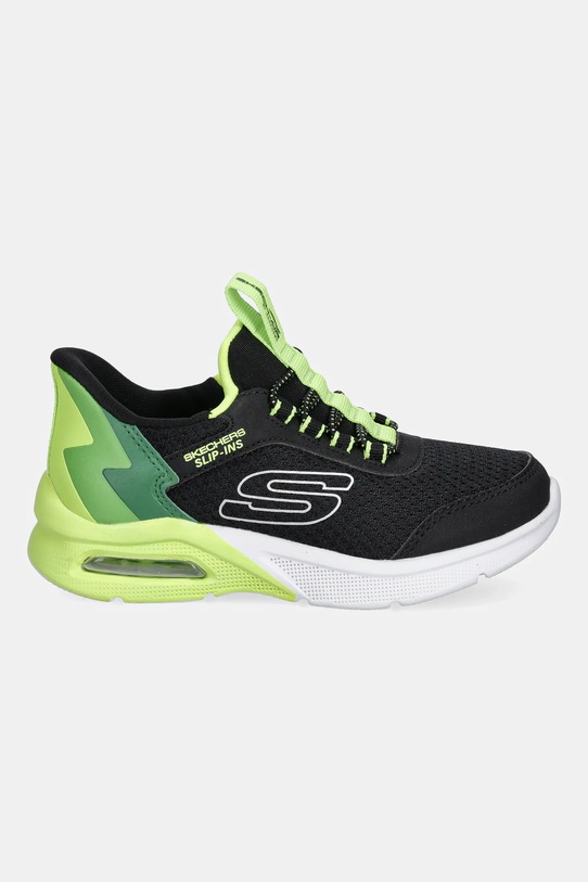 Skechers sneakers pentru copii MICROSPEC MAX - BRISK-STRIPE 403890L negru AW25