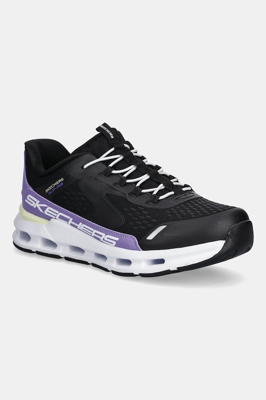 Skechers sneakersy dziecięce GLIDE-STEP + - VISTA LANE imitacja skóry licowej czarny 303654L