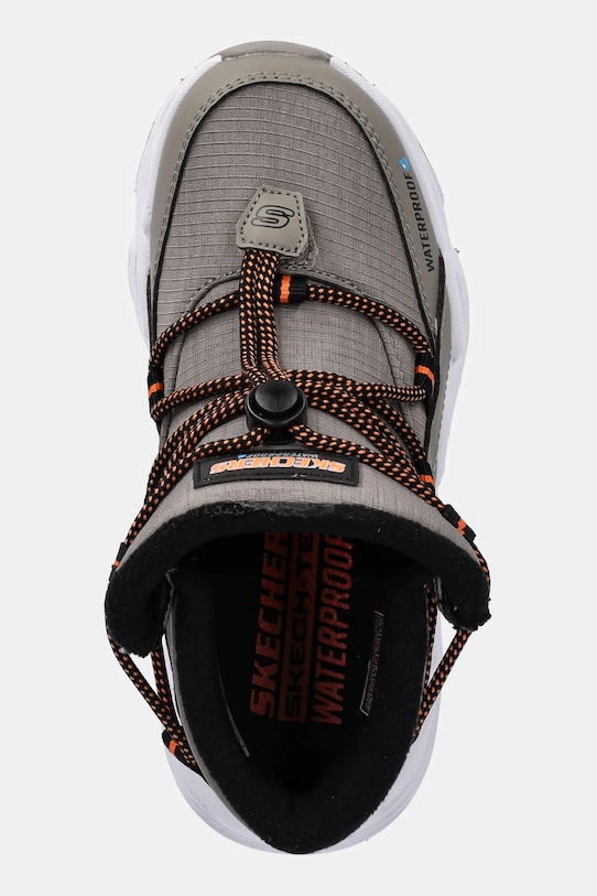 Skechers buty zimowe dziecięce TURBO TREAD - STORM GLIDER beżowy 406385L