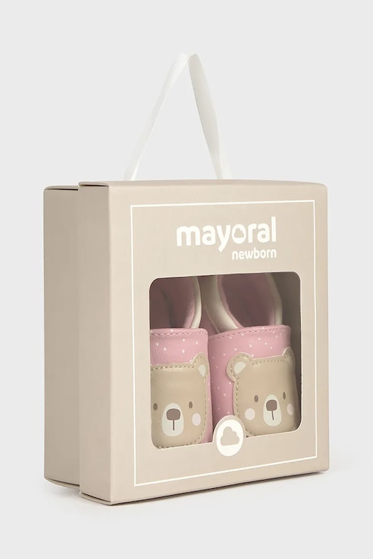 Mayoral Newborn pantofi pentru bebeluși roz 9943.1A.Newborn.9BYA