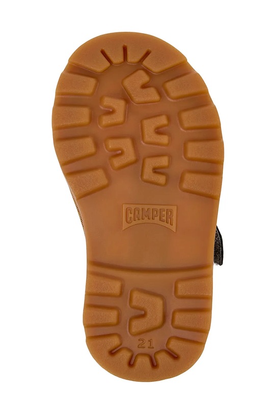Δερμάτινα παιδικά κλειστά παπούτσια Camper Brutus FW K800656 ασημί