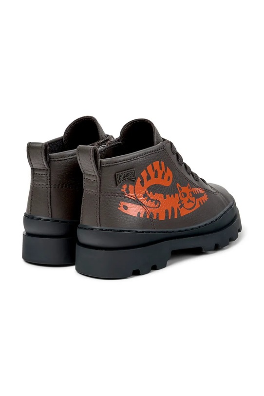 Chlapec Detské kožené poltopánky Camper Brutus Kids K900370.35.38 sivá