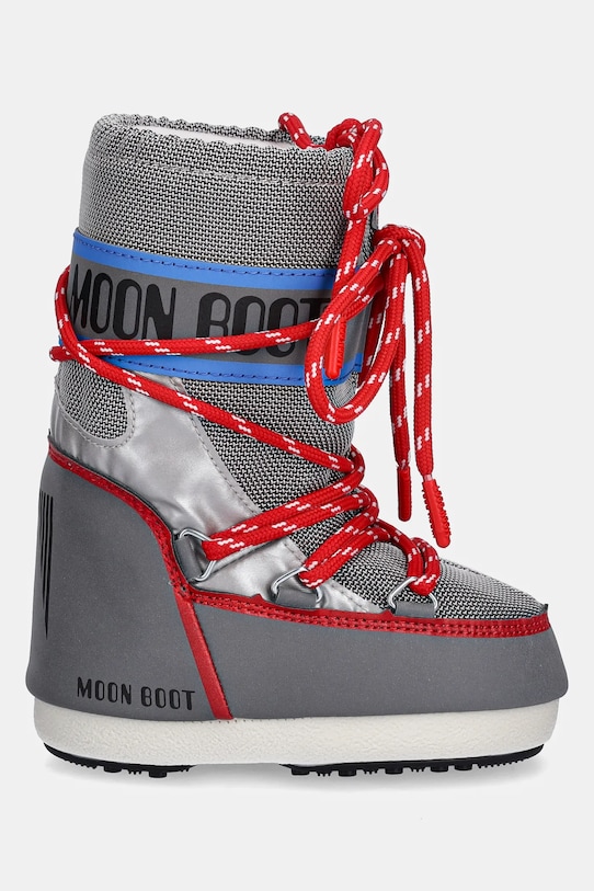Moon Boot śniegowce dziecięce MB ICON SPACE RACING 80D1403030 szary AW25