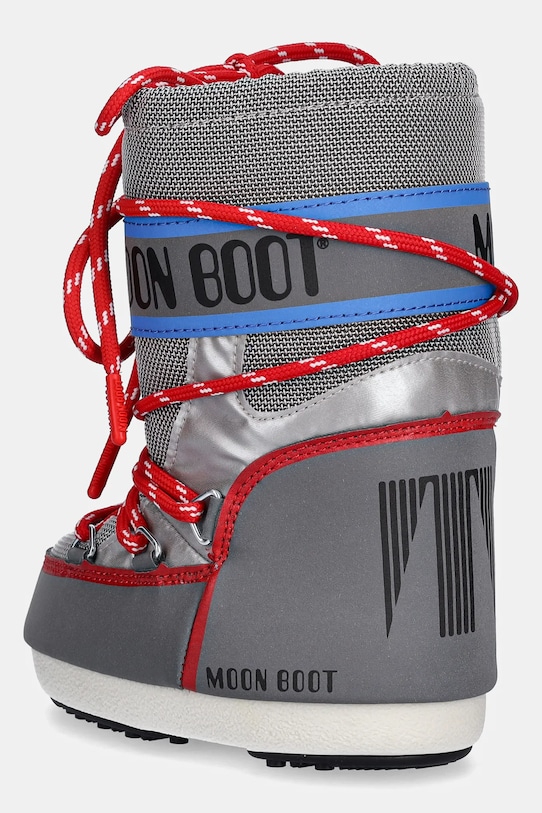 Chłopiec Moon Boot śniegowce dziecięce MB ICON SPACE RACING 80D1403030 szary