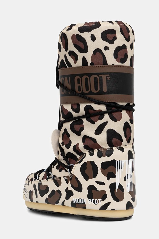 Chłopiec Moon Boot śniegowce dziecięce MB ICON ANIMAL 80D3400300 beżowy