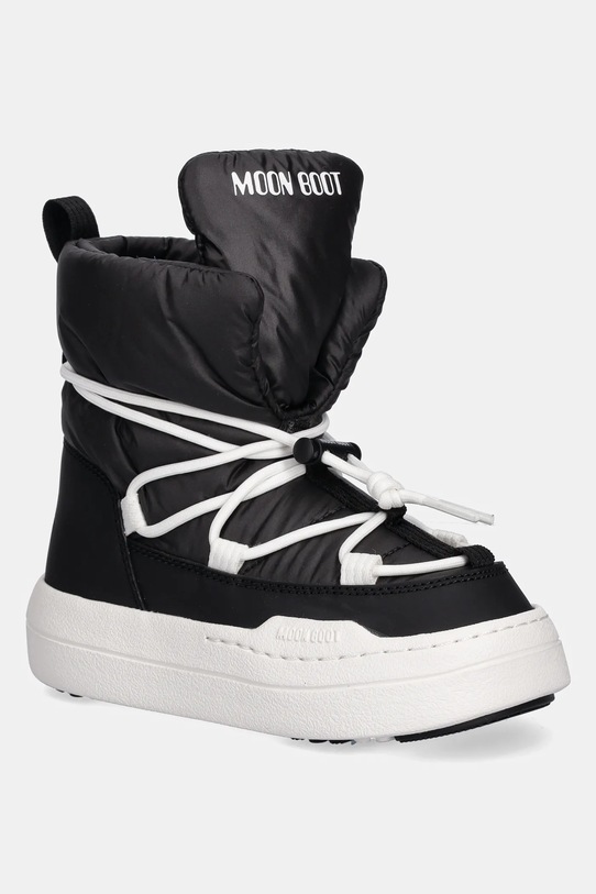 Moon Boot śniegowce dziecięce MB JR PARK LACE MID syntetyczny czarny 80D3440070.27.34