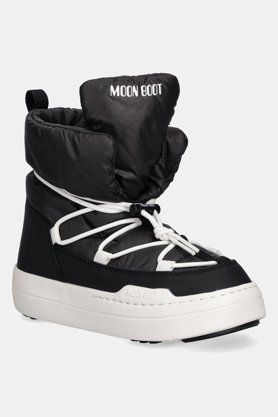 Moon Boot śniegowce dziecięce MB JR PARK LACE MID syntetyczny czarny 80D3440070.35.38