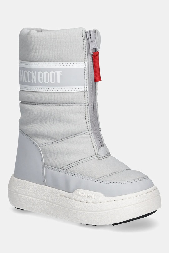 Дитячі чоботи Moon Boot MB JR PARK ZIP HIGH WP з утепленням сірий 80D3440080.27.34