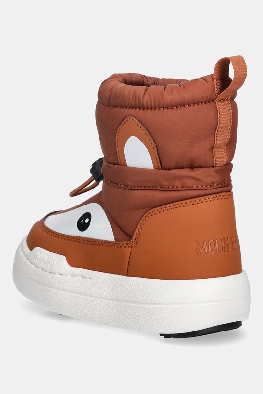 Chłopiec Moon Boot śniegowce dziecięce MB JR PARK TUBE MID ANIMAL WP 80D3440100.27.34 brązowy