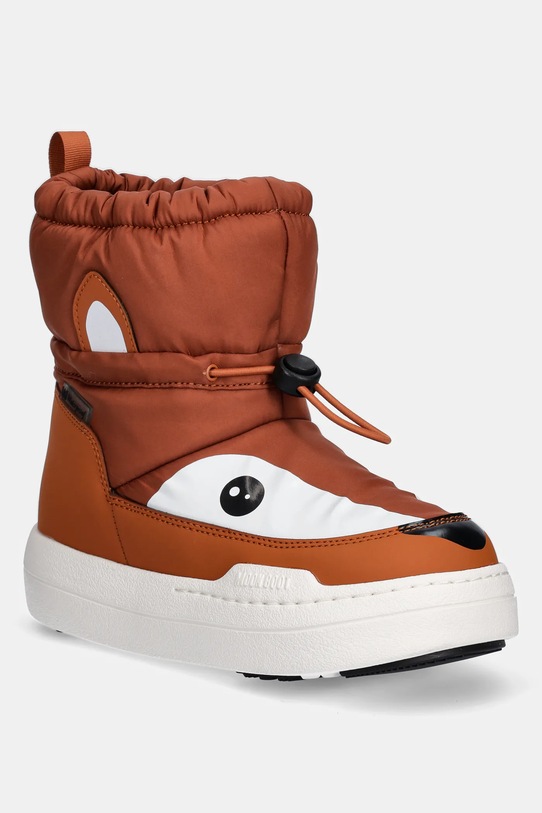 Moon Boot śniegowce dziecięce MB JR PARK TUBE MID ANIMAL WP syntetyczny brązowy 80D3440100.35.38