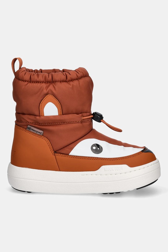Moon Boot śniegowce dziecięce MB JR PARK TUBE MID ANIMAL WP 80D3440100.35.38 brązowy AW25