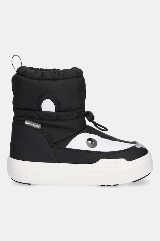 Moon Boot śniegowce dziecięce MB JR PARK TUBE MID ANIMAL WP 80D3440100.35.38 czarny AW25