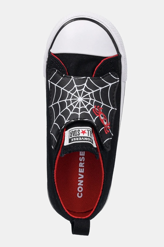 Παιδικά πάνινα παπούτσια Converse CHUCK TAYLOR ALL STAR ONE STRAP μαύρο A15582C