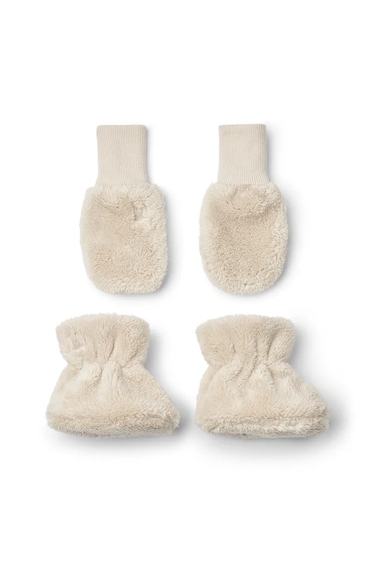 Chłopiec Liewood buty niemowlęce Fernanda Baby Gift Set LW19218.9BYA beżowy